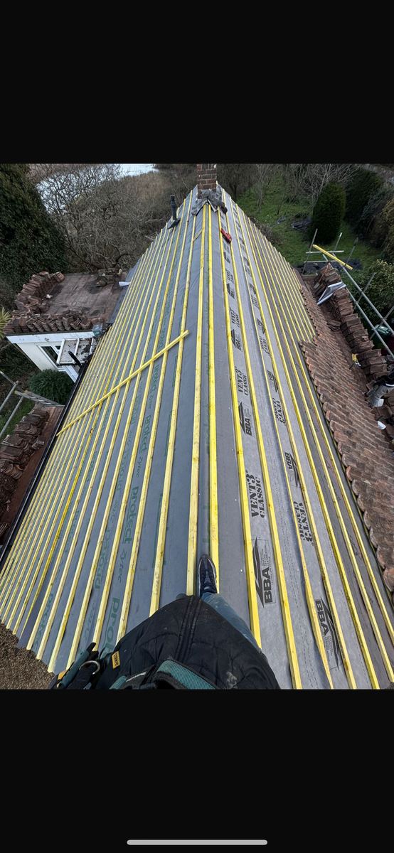 Seaside Roofing recent roofing job in West Sussex