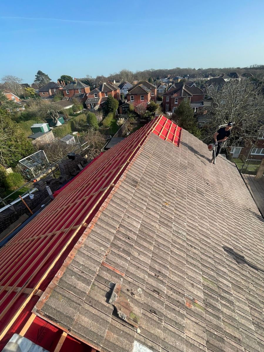 Seaside Roofing recent roofing job in West Sussex