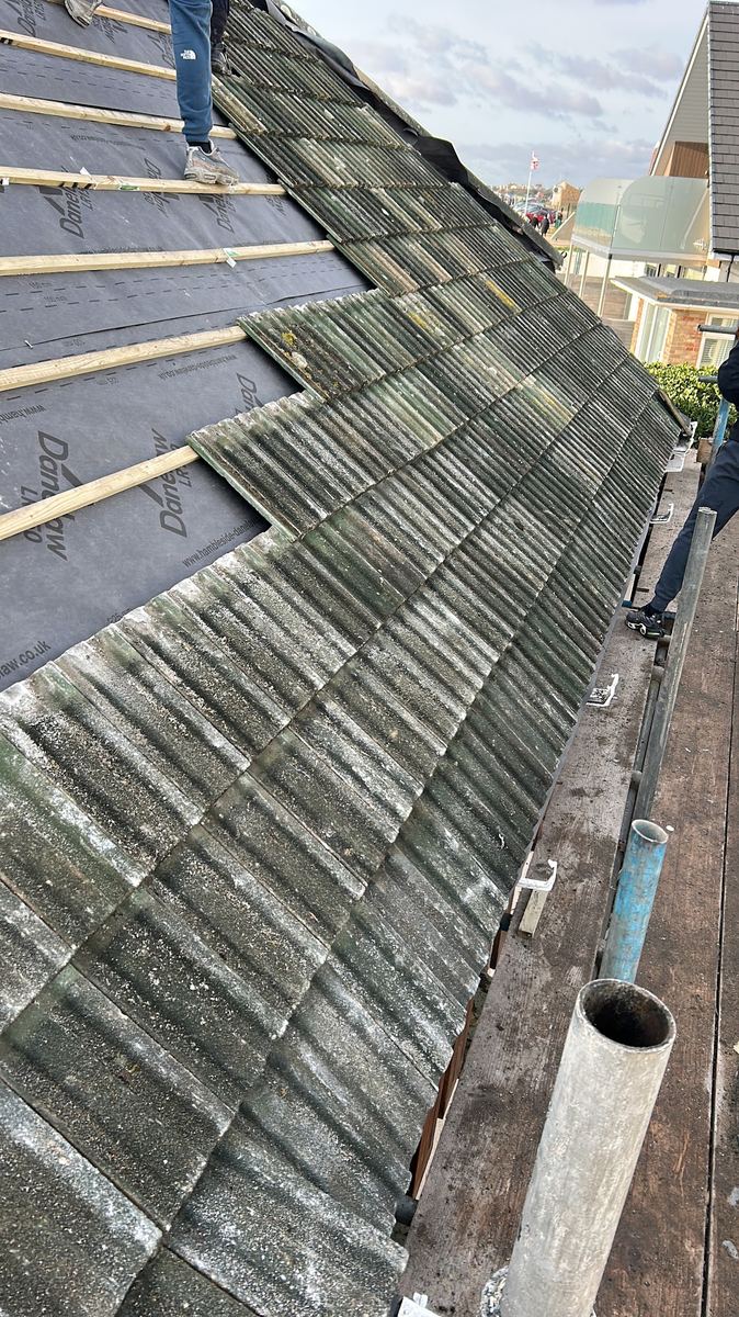 Seaside Roofing recent roofing job in West Sussex