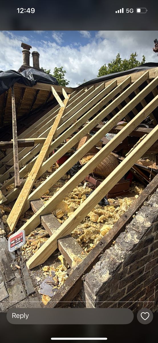 Seaside Roofing recent roofing job in West Sussex