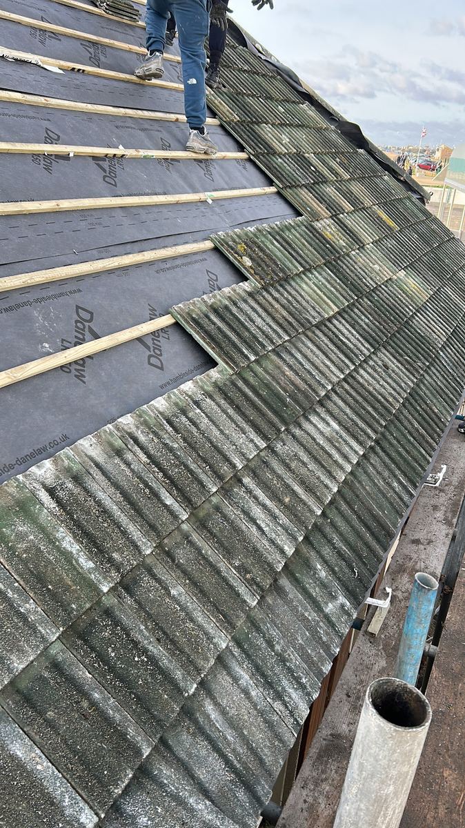 Seaside Roofing recent roofing job in West Sussex