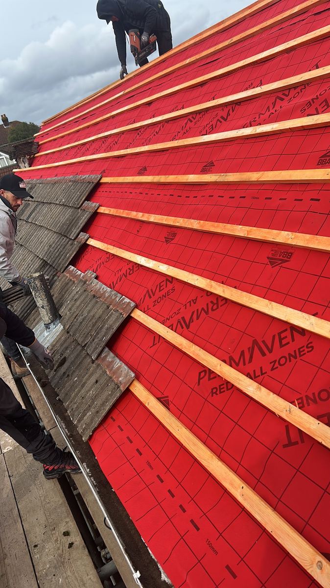 Seaside Roofing recent roofing job in West Sussex
