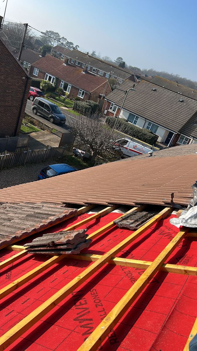 Seaside Roofing recent roofing job in West Sussex