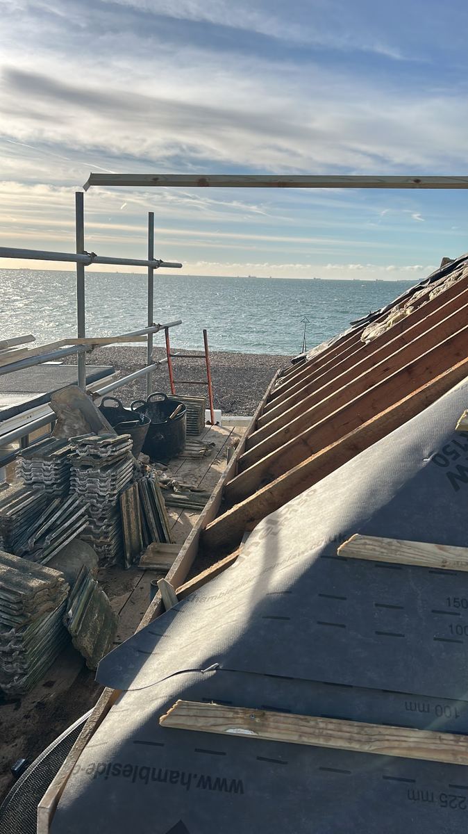 Seaside Roofing recent roofing job in West Sussex
