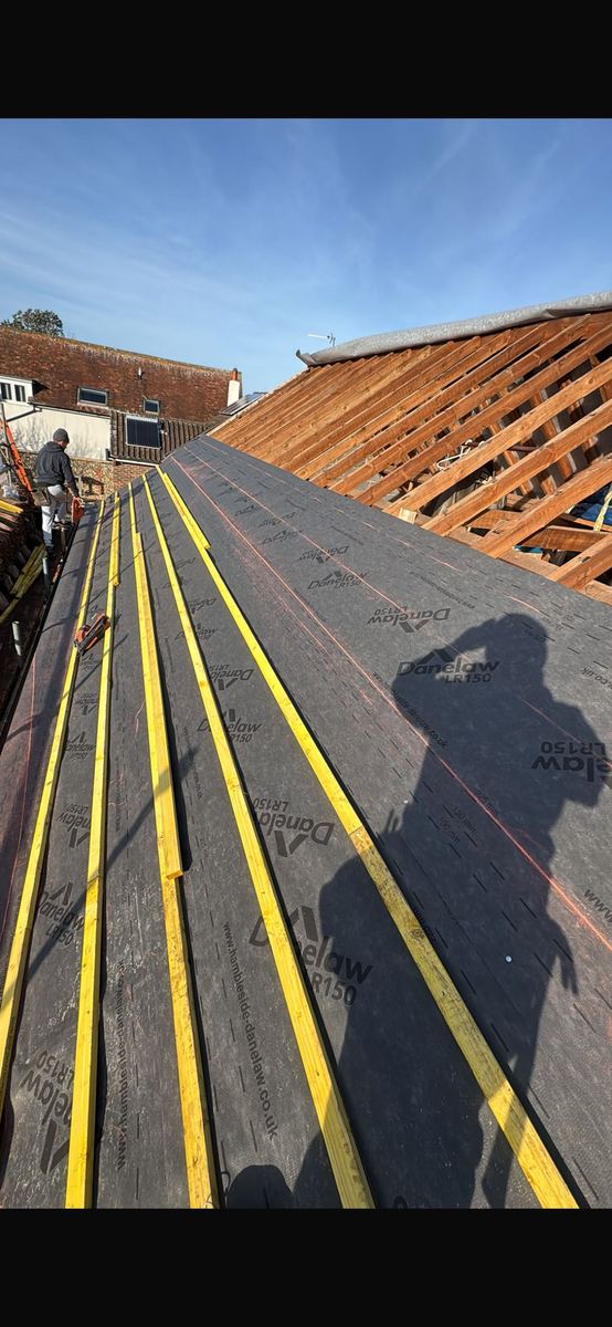 Seaside Roofing recent roofing job in West Sussex
